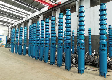 Cast Iron Deep Well Submersible Pump 13kw Power 8 Inch Pump Diameter