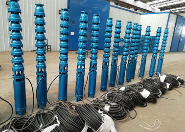 Cast Iron Deep Well Submersible Pump 13kw Power 8 Inch Pump Diameter