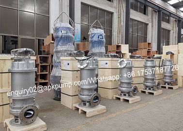 Knife Grinder Drainage Submersible Sewage Water Pump High Efficiency ISO9001