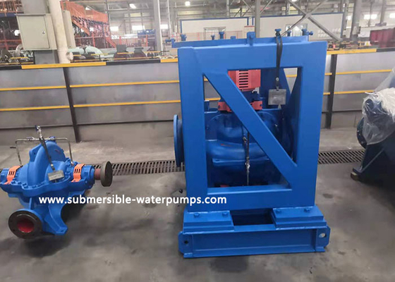 Double Suction Vertical Split Casing Raw Water Pump Dam Coal Fired Power Stations