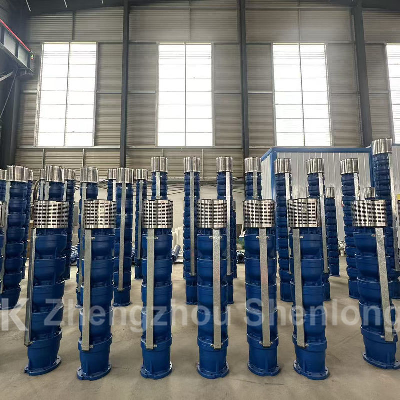 Duża pompa zatapialna o przepływie 600 m³/h z silnikiem 75kW i wirnikiem ze stali nierdzewnej SS304