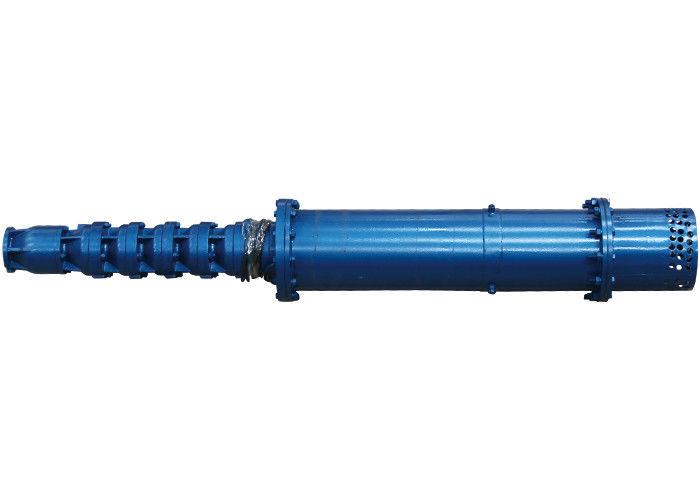 Anti - Abrasive Submersible Mining Pump , Industrial Dewatering Pumps Horizontal