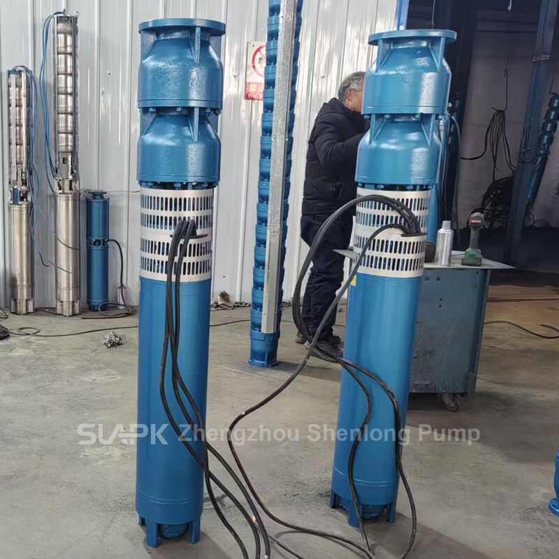 Pompa głębinowa 22kW z wirnikiem ze stali nierdzewnej SS304 i przepływem 160 m³/h do wydobycia wody z odwiertów