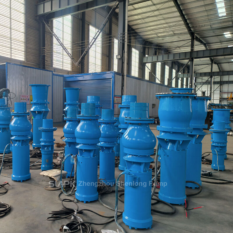 Pompy podwodne o wysokim przepływie QSZ i QSH z 260-2,880 m3/h i mocą 7,5-55 kW