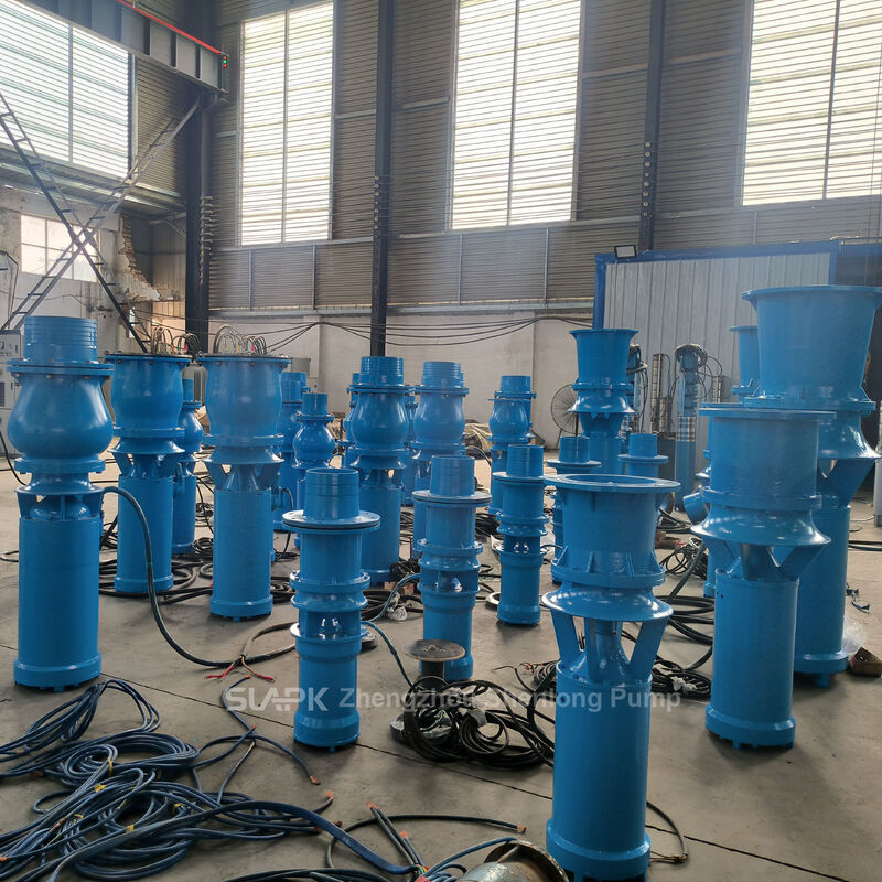 Pompy podwodne o wysokim przepływie QSZ i QSH z 260-2,880 m3/h i mocą 7,5-55 kW